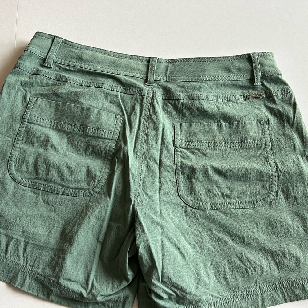 Prana Sage Green Casual Cargo Shorts - Picture 4 of 5